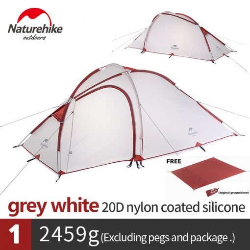 Naturehike Hiby 4 Seasons Tent 20D Silicone Double-Layer 3 Person